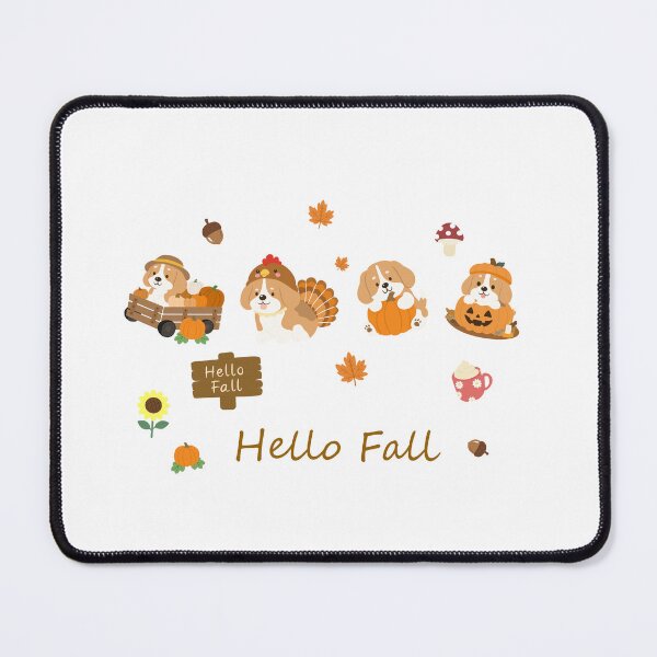 Item preview, Cute Fall Beagle Dog Collection | Hello Fall designed and sold by HappySunday001.