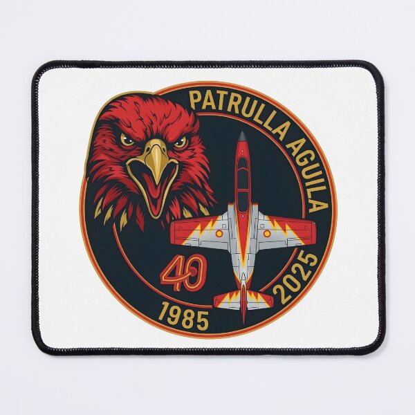 Item preview, Spanish Air Force Patrulla Águila 40th Anniversary Commemorative Patch designed and sold by CharlieDesings.