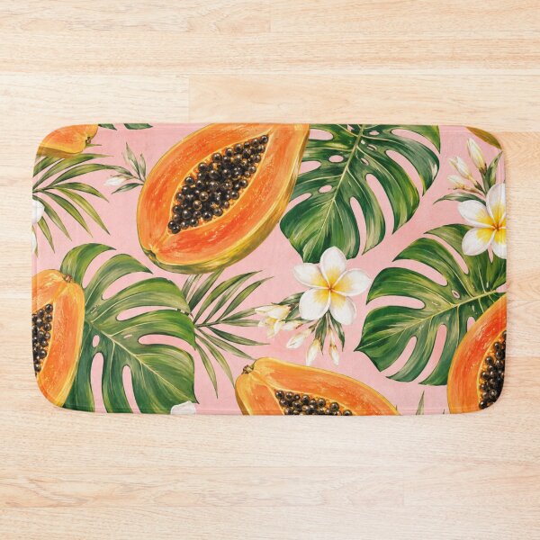 Item preview, Exotic Papaya & Monstera Tropical designed and sold by Digital Muse Store.