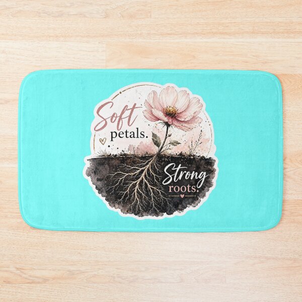 Item preview, Soft Petals Strong Roots - Botanical Watercolor Flower Sticker designed and sold by Scro-Ciob-Shop.