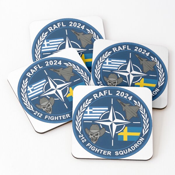 Item preview, NATO RAFL 2024 212 Fighter Squadron Commemorative Patch designed and sold by CharlieDesings.