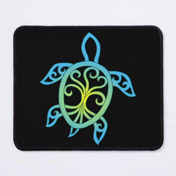 Item preview, Blue and yellow mandala sea turtle designed and sold by Lagueny.