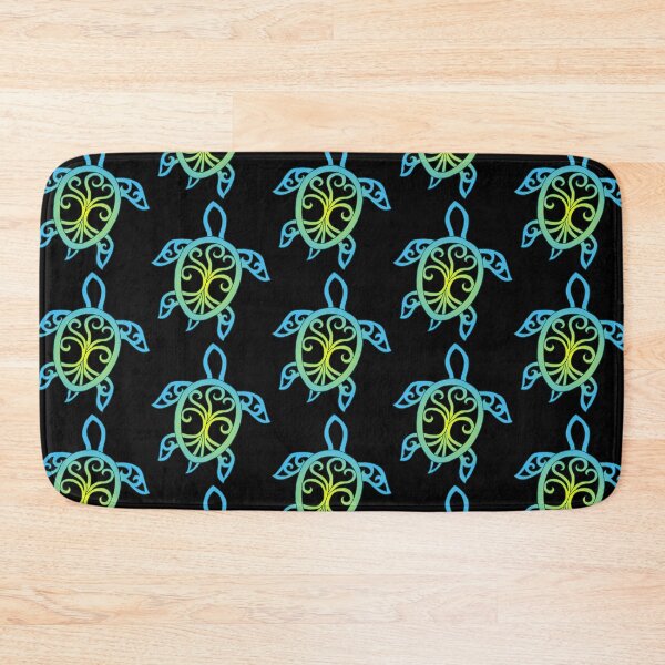 Item preview, Blue and yellow mandala sea turtle designed and sold by Lagueny.