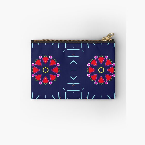 Item preview, Navy Symmetrical Kaleidoscope Geometric Starburst designed and sold by Tinsleybluebell.