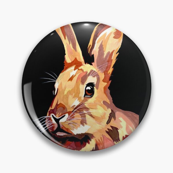 Item preview, Curious Rabbit Portrait designed and sold by xRoarAndPawArtx.
