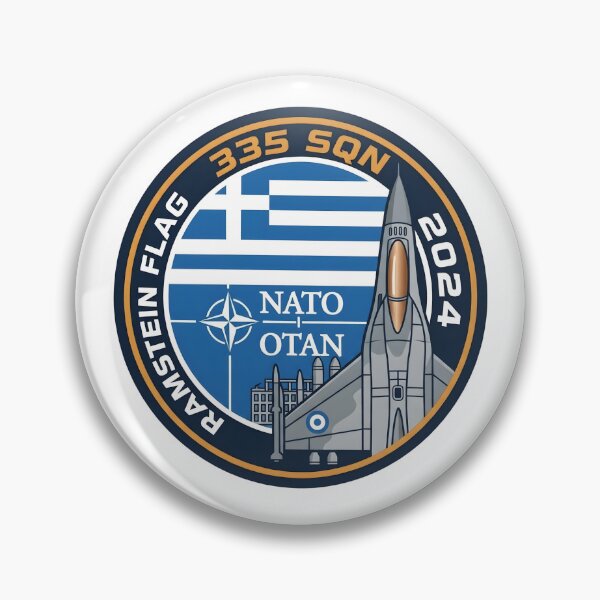 Item preview, NATO Ramstein Flag 2024 335 Squadron Commemorative Patch designed and sold by CharlieDesings.