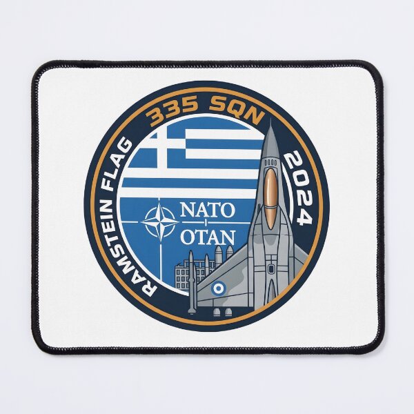 Item preview, NATO Ramstein Flag 2024 335 Squadron Commemorative Patch designed and sold by CharlieDesings.