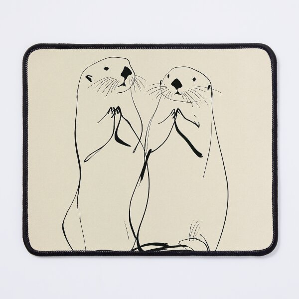 Item preview, Playful Otters Sketch designed and sold by lautir.