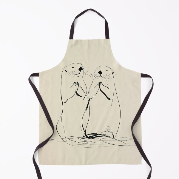 Item preview, Playful Otters Sketch designed and sold by lautir.