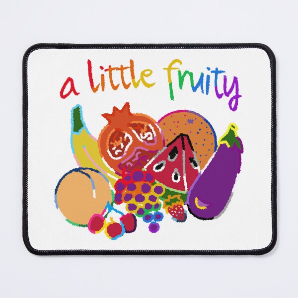 Item preview, A Little Fruity (Pride Colors) (Resized for 2026!) designed and sold by PrideofDragons.