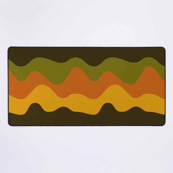 Item preview, Retro Wave Pattern | Olive Orange Mustard 70s Abstract Seamless designed and sold by Dino-Lune.