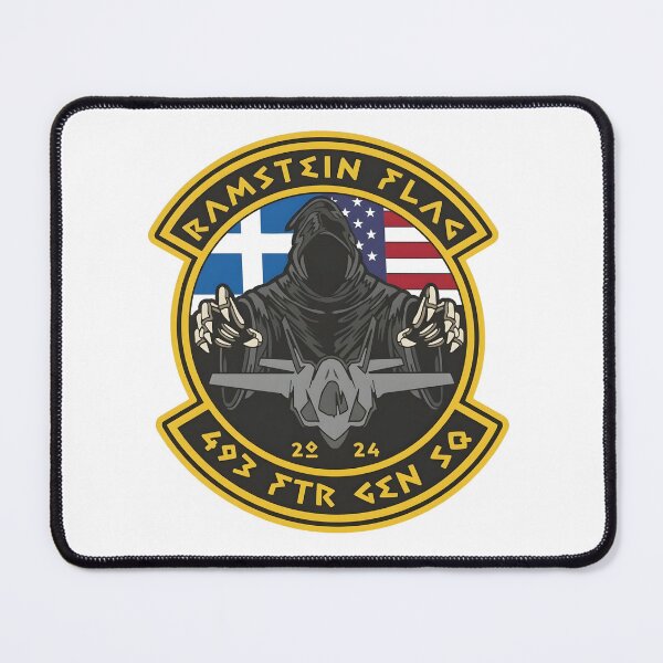 Item preview, NATO Ramstein Flag 2024 493rd Fighter Generation Squadron Commemorative Patch designed and sold by CharlieDesings.