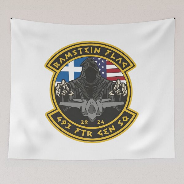 Item preview, NATO Ramstein Flag 2024 493rd Fighter Generation Squadron Commemorative Patch designed and sold by CharlieDesings.