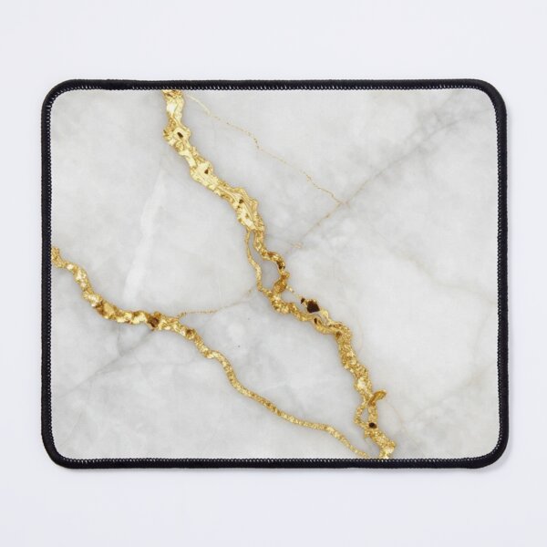 Item preview, Elegant White Marble and Liquid Gold Seamless Pattern designed and sold by HuNDefii.