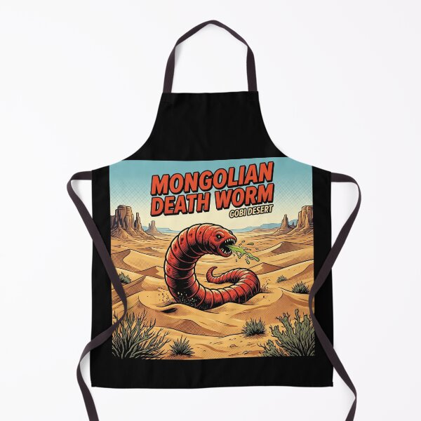 Item preview, Mongolian Death Worm Cryptid – Horror Comic Design designed and sold by redsharkuk.
