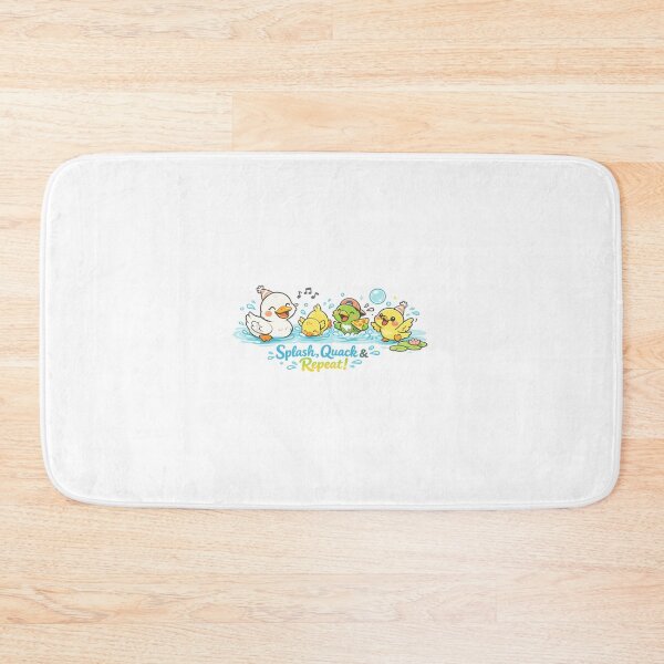 Item preview, Splash, Quack & Repeat – Cute Duck Family Pastel Design designed and sold by EdgeSphere.