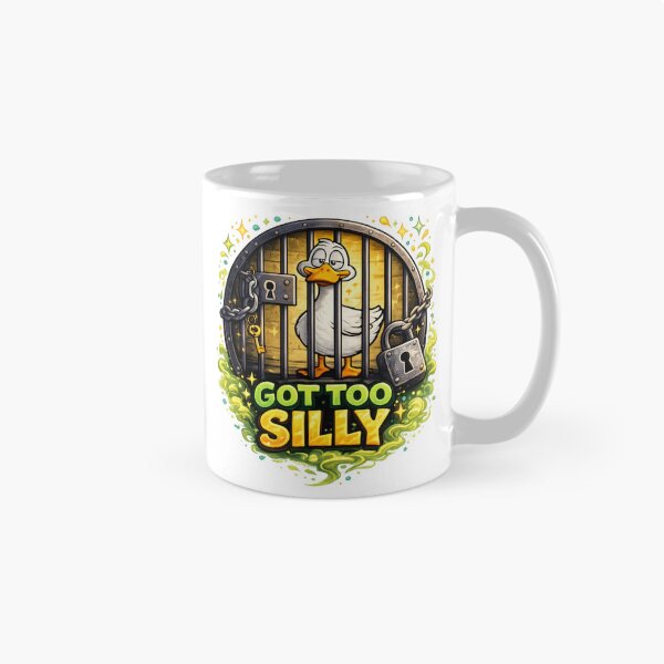 Item preview, Got Too Silly Goose Behind Bars | Funny Silly Goose Humor Gift designed and sold by hn79.