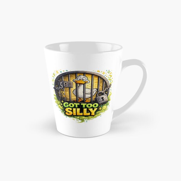 Item preview, Got Too Silly Goose Behind Bars | Funny Silly Goose Humor Gift designed and sold by hn79.