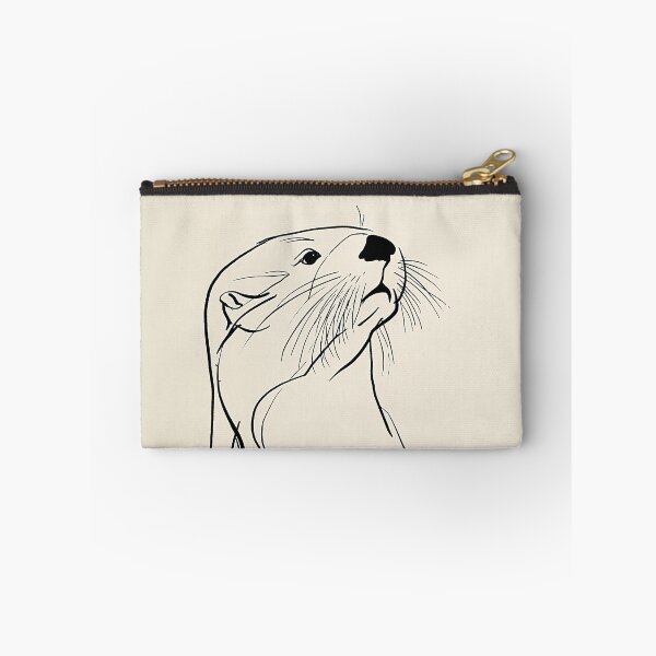 Item preview, Minimalist Otter Line Drawing designed and sold by lautir.