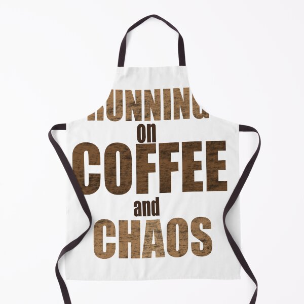 Item preview, Running on Coffee and Chaos designed and sold by BrewMood Studio.