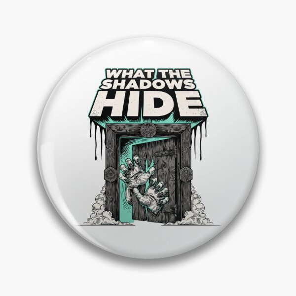 Item preview, What the Shadows Hide, Occult Door Claws Vintage Horror designed and sold by CryptReel.