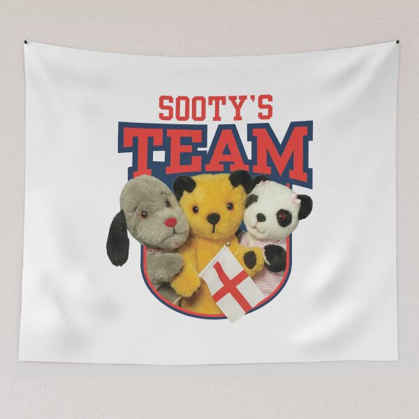 Item preview, Sooty's Team Sweep & Soo England Football World Cup designed and sold by All-And-Every.