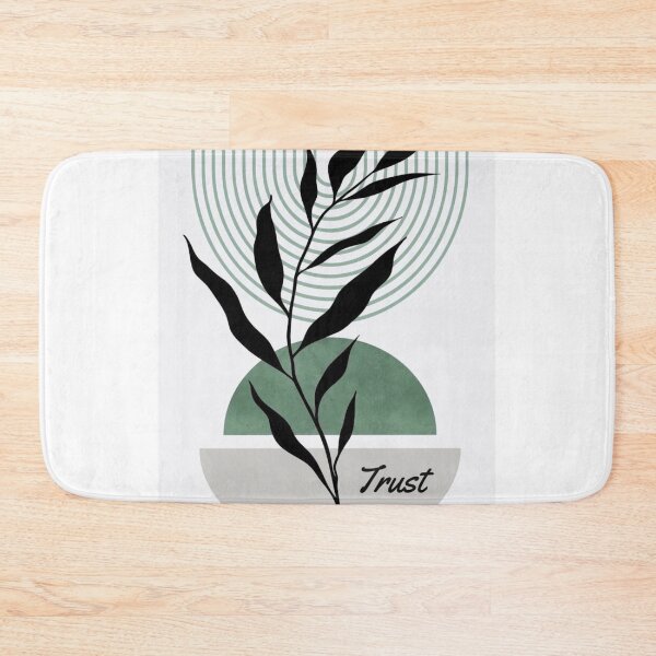 Item preview, Minimalist Boho Trust Quote Botanical Line Art designed and sold by NNCollection.