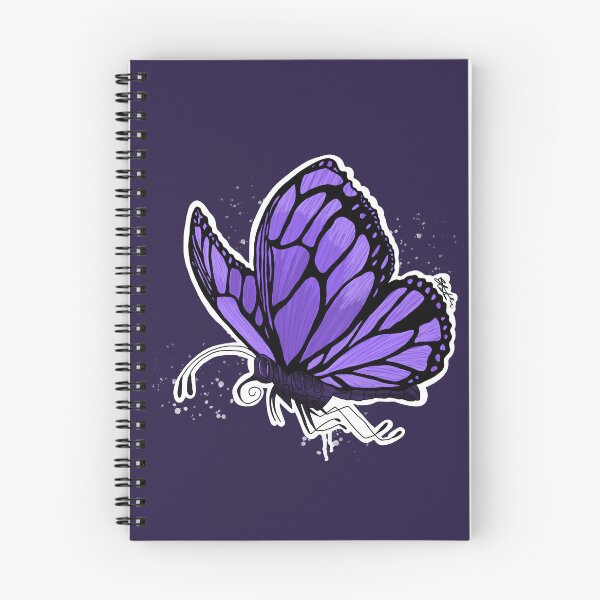Item preview, Purple flying butterfly designed and sold by TheMossAndMermaid.