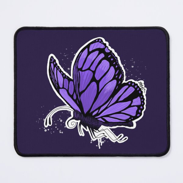 Item preview, Purple flying butterfly designed and sold by TheMossAndMermaid.