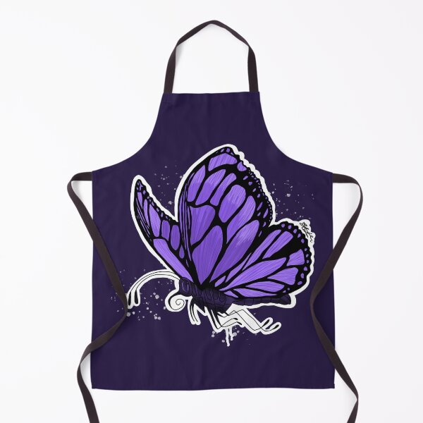 Item preview, Purple flying butterfly designed and sold by TheMossAndMermaid.