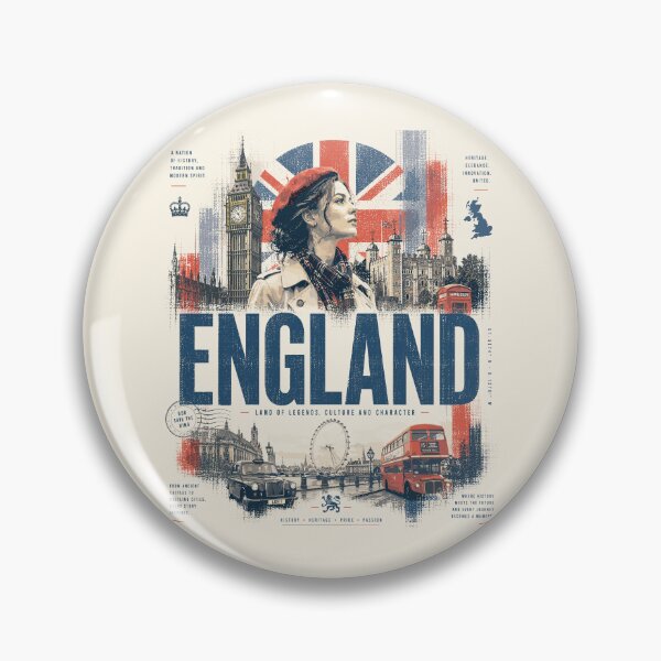 Item preview, England Vintage Design | History, Tradition & Culture designed and sold by AtuqStudio.