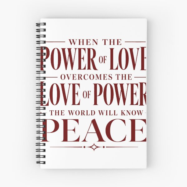 Item preview, When the Power of Love Overcomes - Peace Quote Typography designed and sold by ShineEyePirate.
