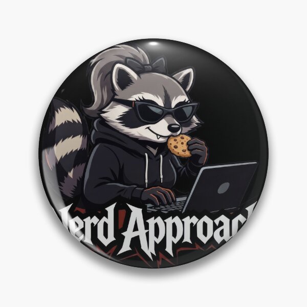 Item preview, Female Coder Raccoon, It Works On My Machine designed and sold by NerdApproach.