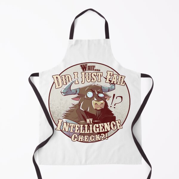 Item preview, I Failed My Intelligence Check | Funny Fantasy RPG Minotaur designed and sold by Dart-Ambrose.