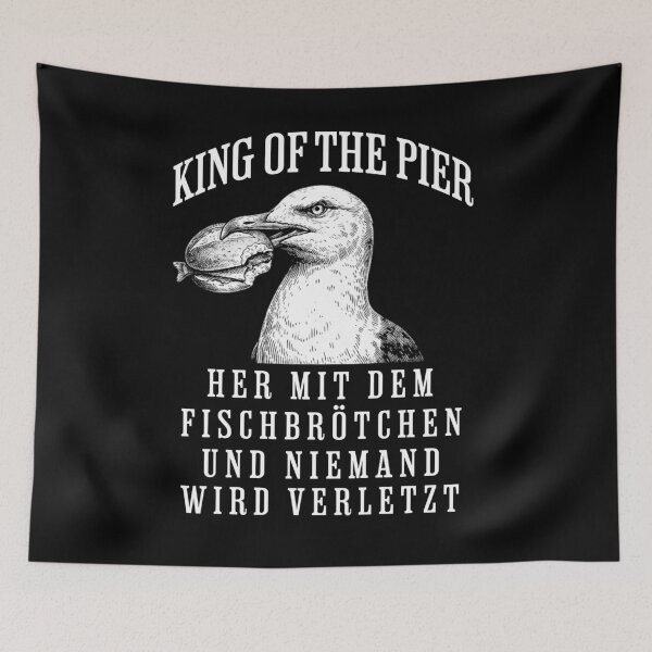 Item preview, King of the Pier Seagull Thief Fish Sandwich designed and sold by HoshisWorld2018.
