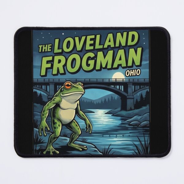 Item preview, The Loveland Frogman Cryptid – Horror Comic Design designed and sold by redsharkuk.