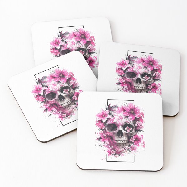 Item preview, Skull With Flowers designed and sold by Ufeniksa.