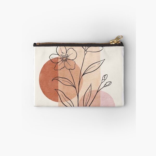 Item preview, Boho Minimalist Floral Line Art Terracotta designed and sold by NNCollection.