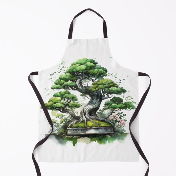Item preview, Ancient Bonsai Tree Watercolor Zen Botanical designed and sold by EchoWave11.