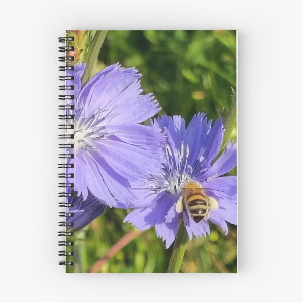 Item preview, A bee on a blue flower designed and sold by Elektra9.