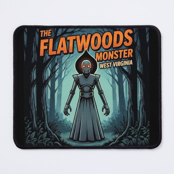 Item preview, The Flatwoods Monster Cryptid – Horror Comic Design designed and sold by redsharkuk.