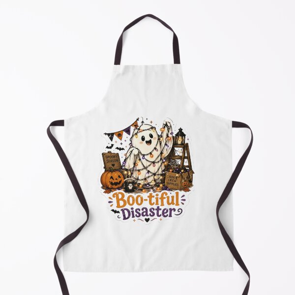 Item preview, Boo-tiful Disaster – Cute Ghost Halloween Funny Retro Cartoon designed and sold by NarpLTD.