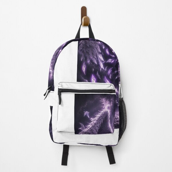 Item preview, Dark Angel Silhouette | Purple Lightning Fantasy designed and sold by BHOWMIK STORE.
