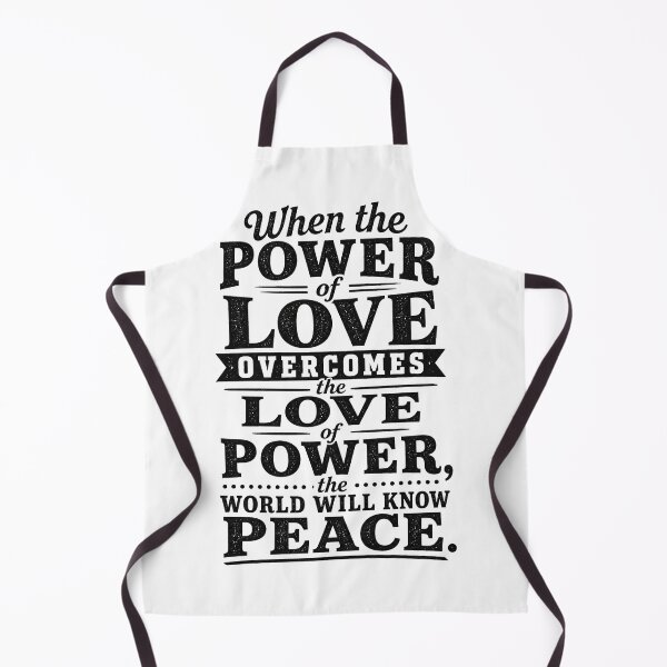 Item preview, Power of Love Peace Quote - Vintage Typography Design designed and sold by ShineEyePirate.