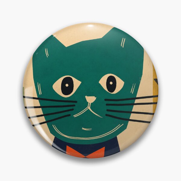 Item preview, Mid Century Modern Cat Art | Minimalist Cat Wall Decor | Retro Cat Illustration designed and sold by AbstractAuraArt.