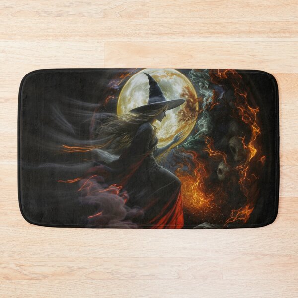 Item preview, Witching Hour Beautiful Witch Full Moon designed and sold by GaffaDesigns.