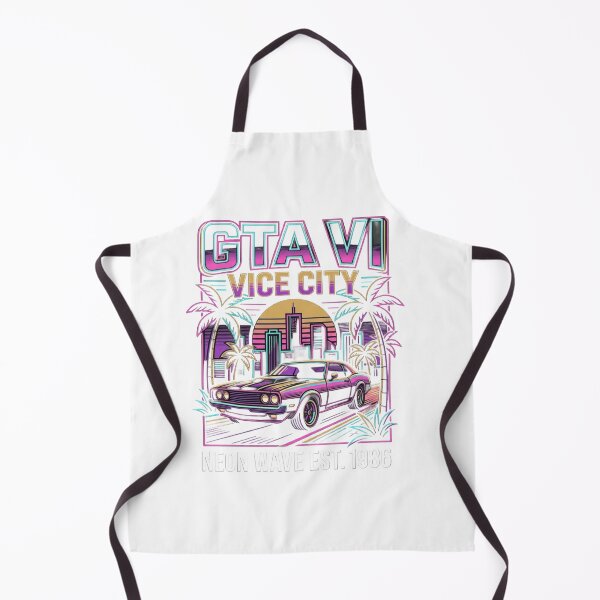 Item preview, GTA VI Vice City Neon Wave Art - Retro 80s Gamer Gift designed and sold by ABCDofficial.