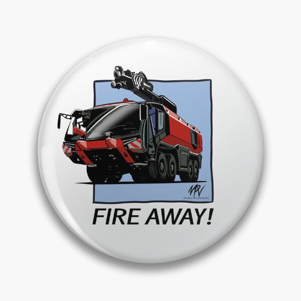 Item preview, Rosenbauer Fire Away designed and sold by MPV Aviation Illustrations.