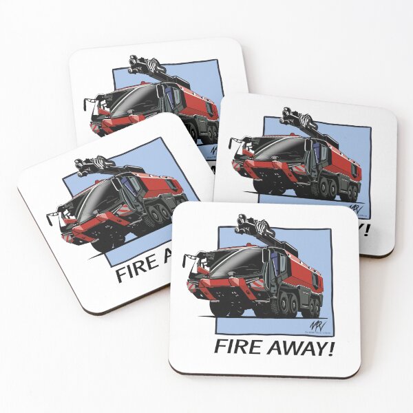 Item preview, Rosenbauer Fire Away designed and sold by MPV Aviation Illustrations.