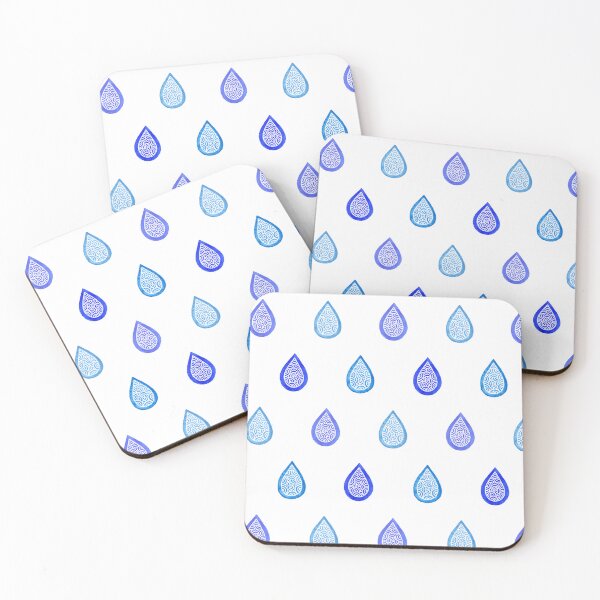 Item preview, Blue raindrops designed and sold by savousepate.
